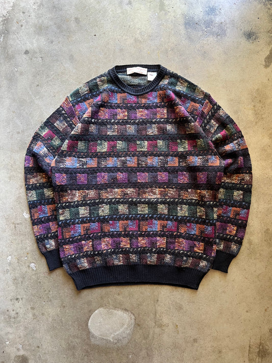 Crazy Pattern Sweater - L