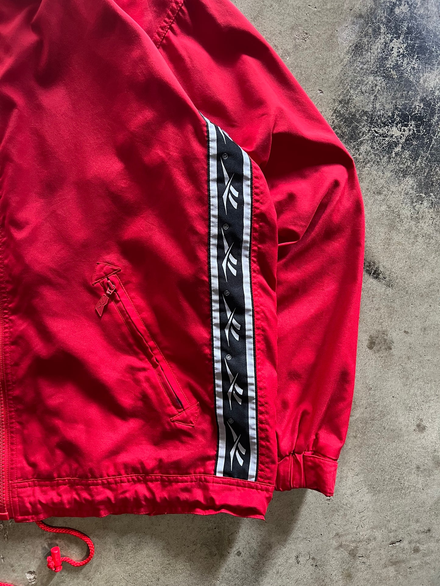 Reebok Red Windbreaker - XL