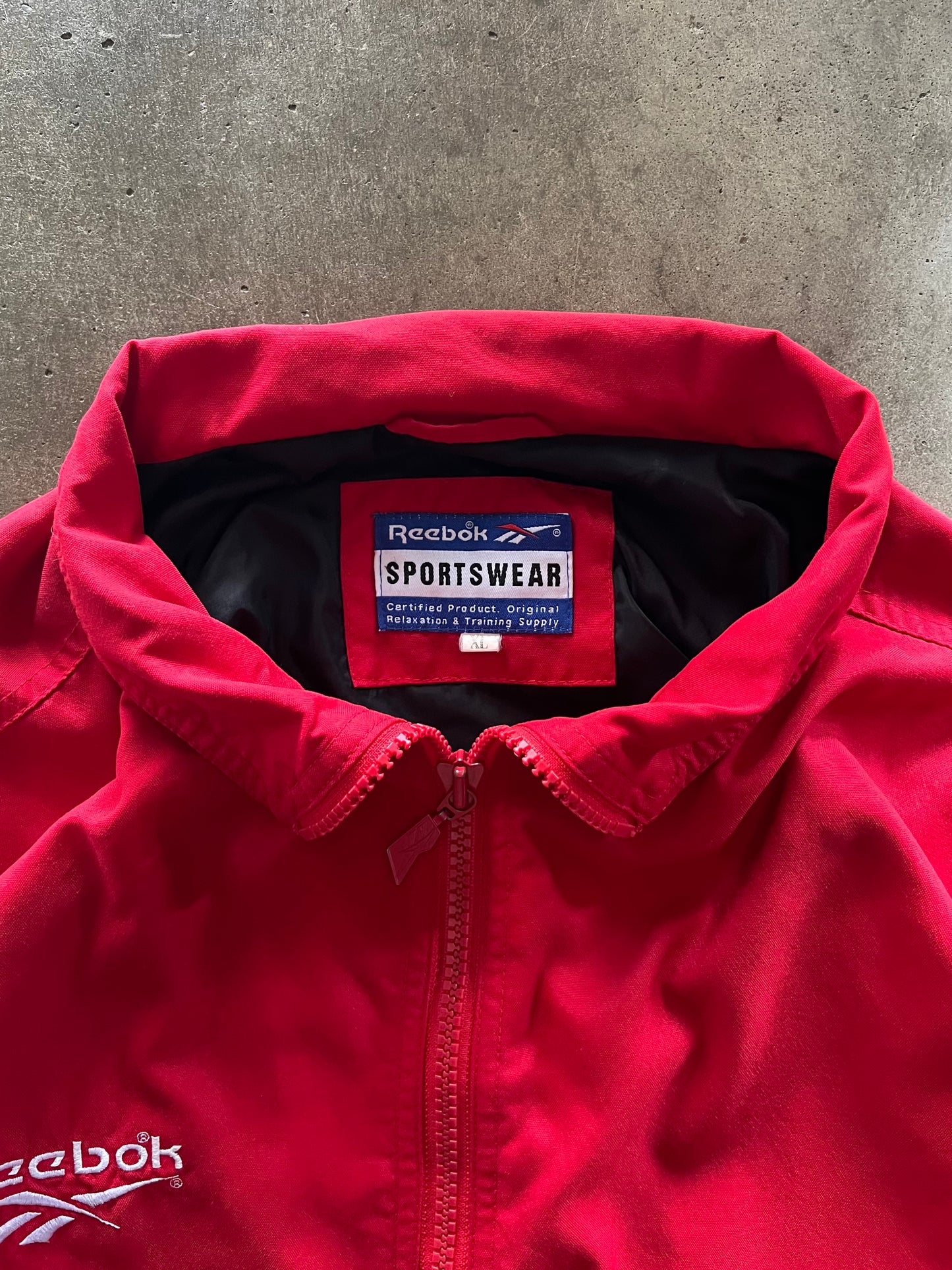 Reebok Red Windbreaker - XL