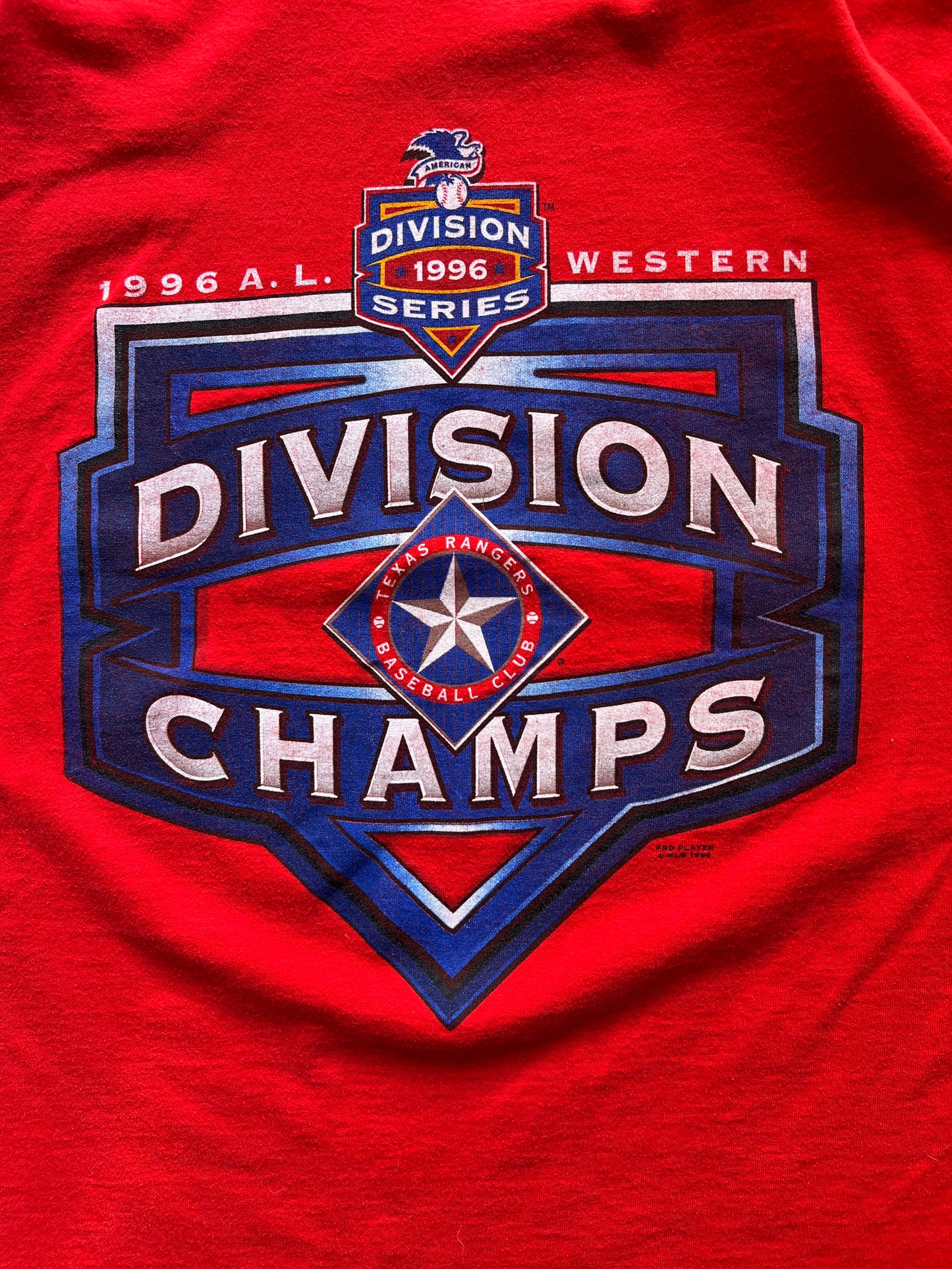 Texas Rangers 1998 Division Champs Tee - XXL