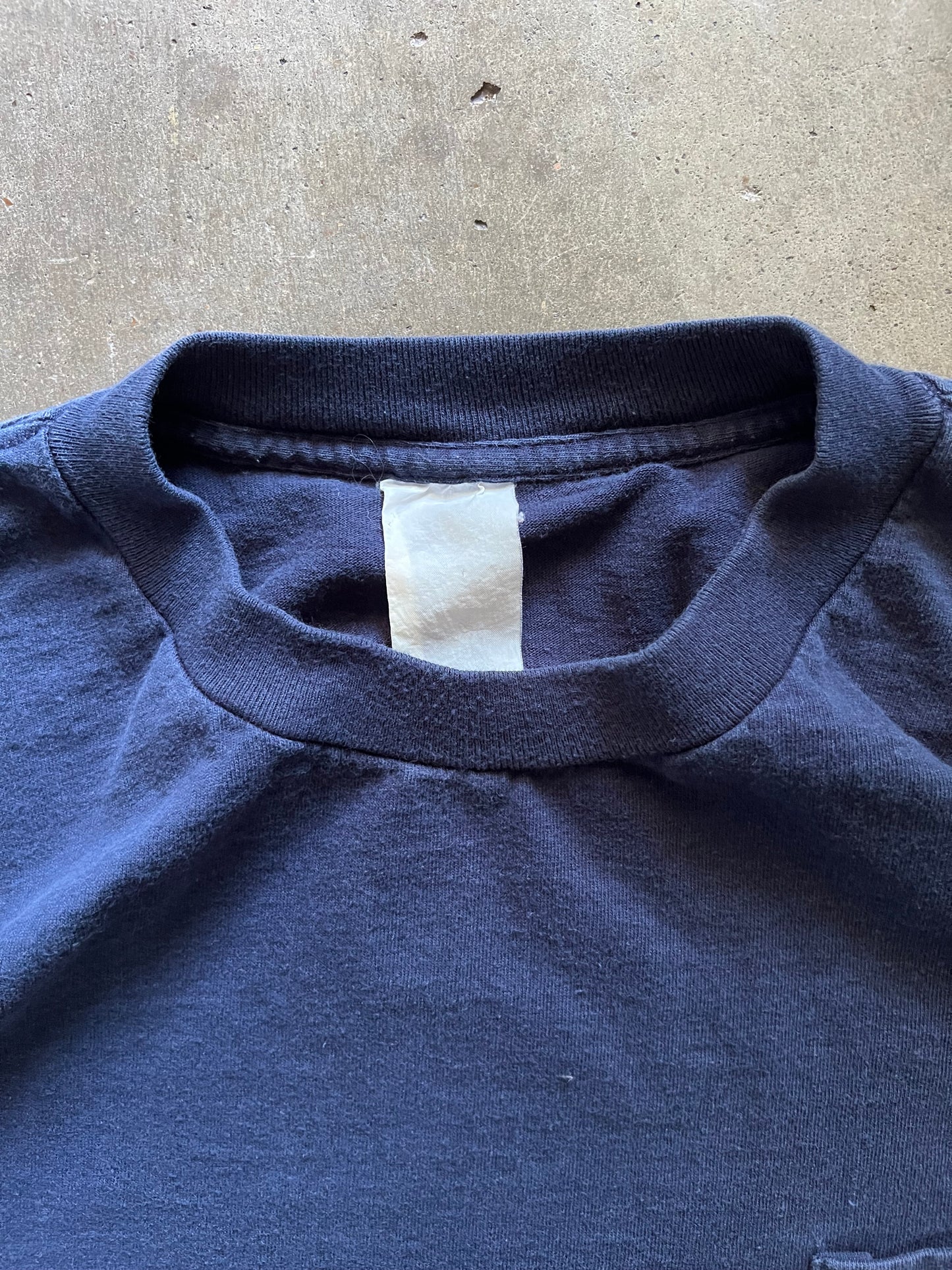 Carhartt Navy Blue Pocket Tee - XL