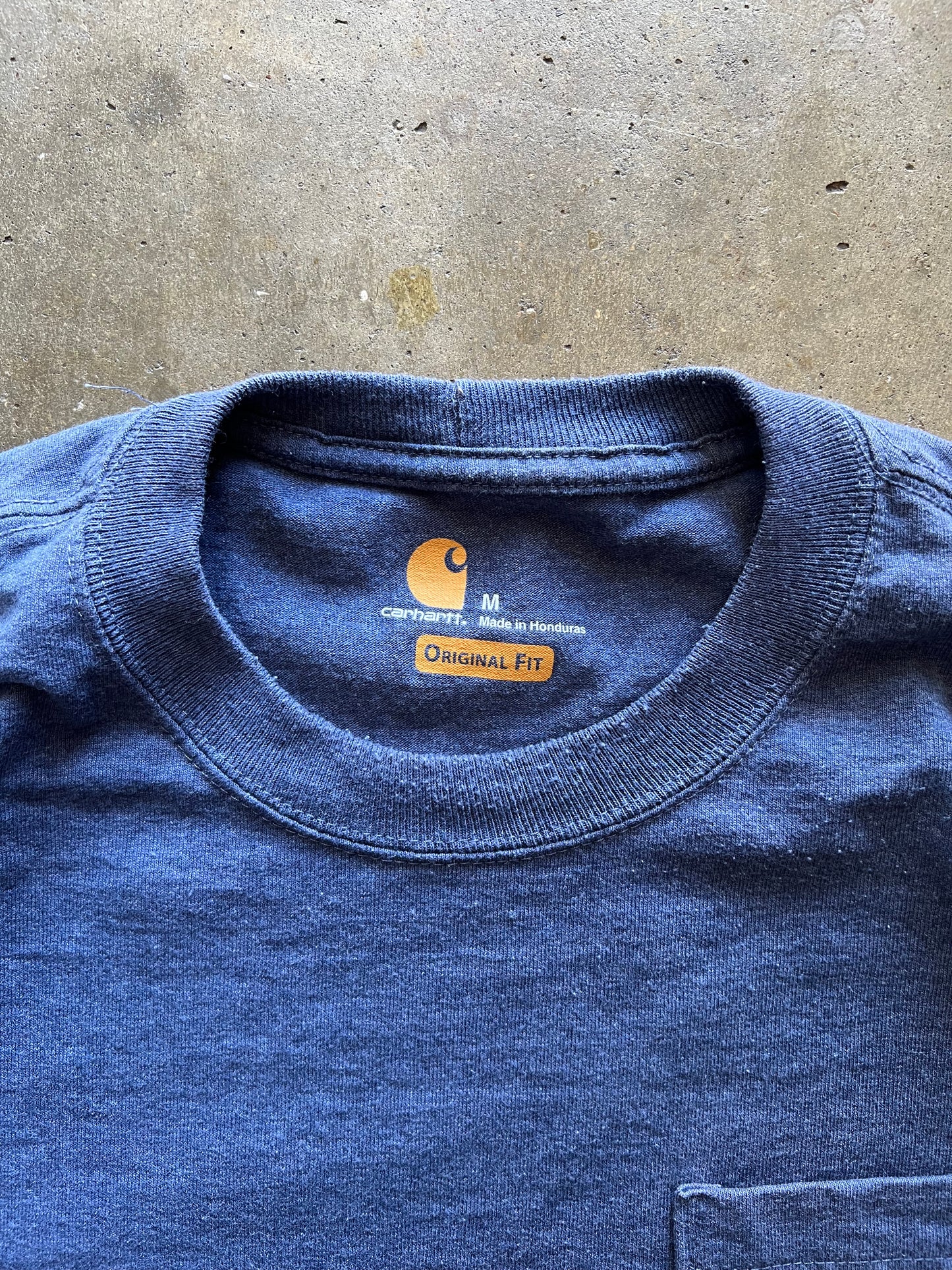 Carhartt Blue Pocket Tee - M