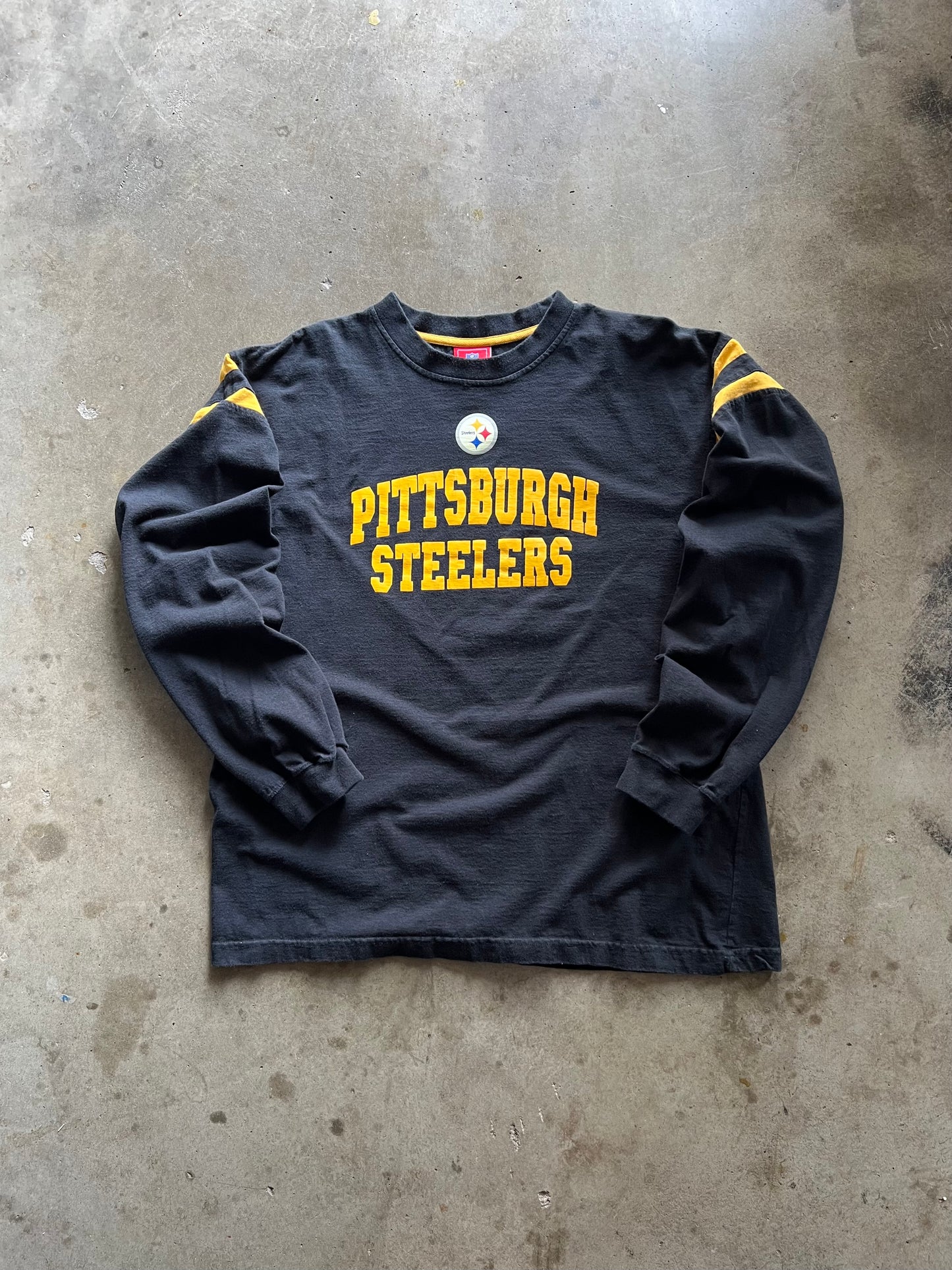 Steelers Long Sleeve Tee - L