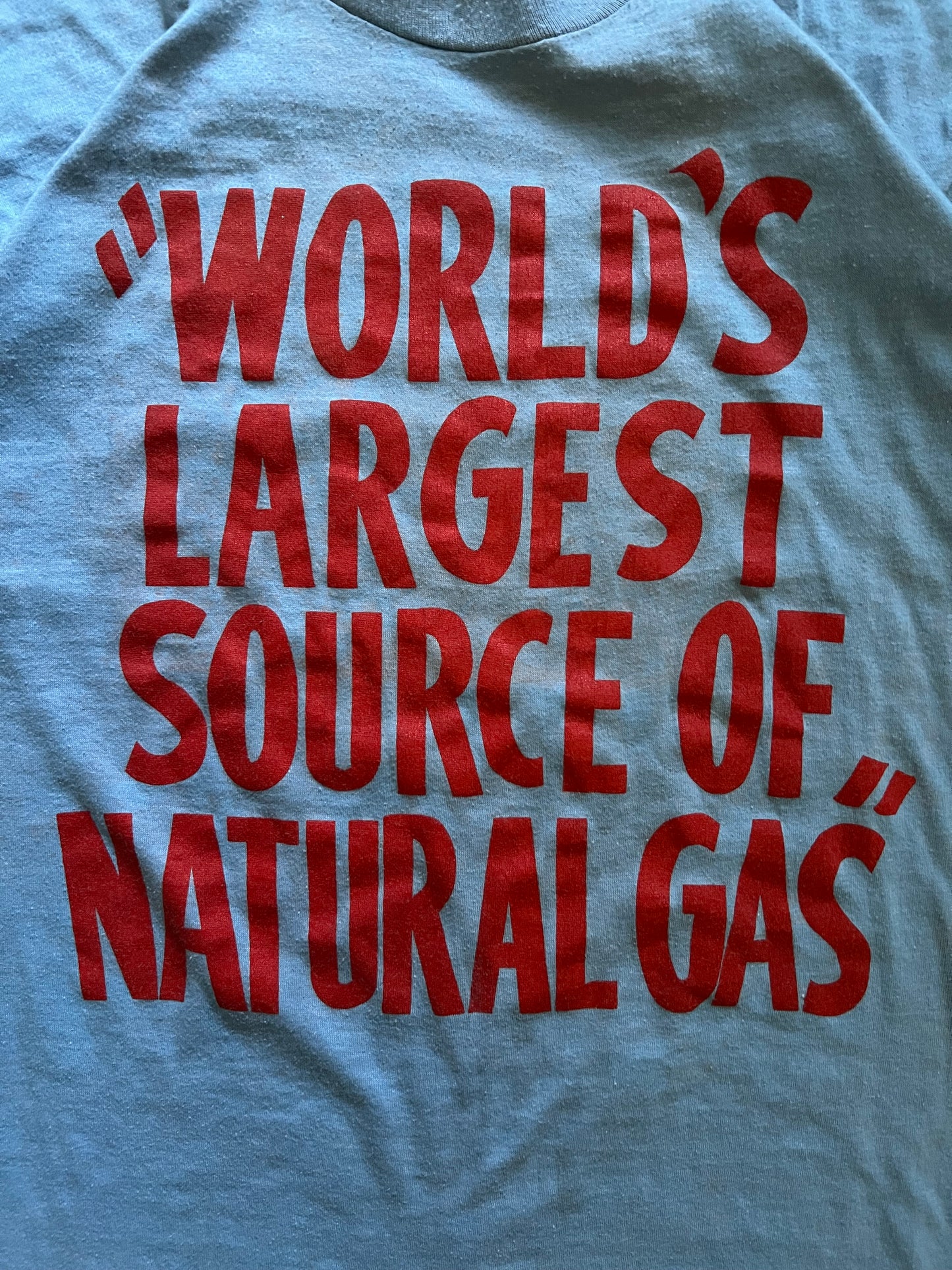 Worlds Largest Gas 80’s Tee - L