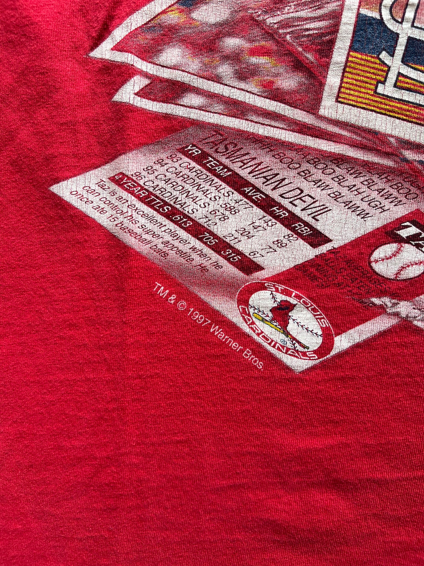 St. Louis Cardinals x Taz 1997 Tee - XL