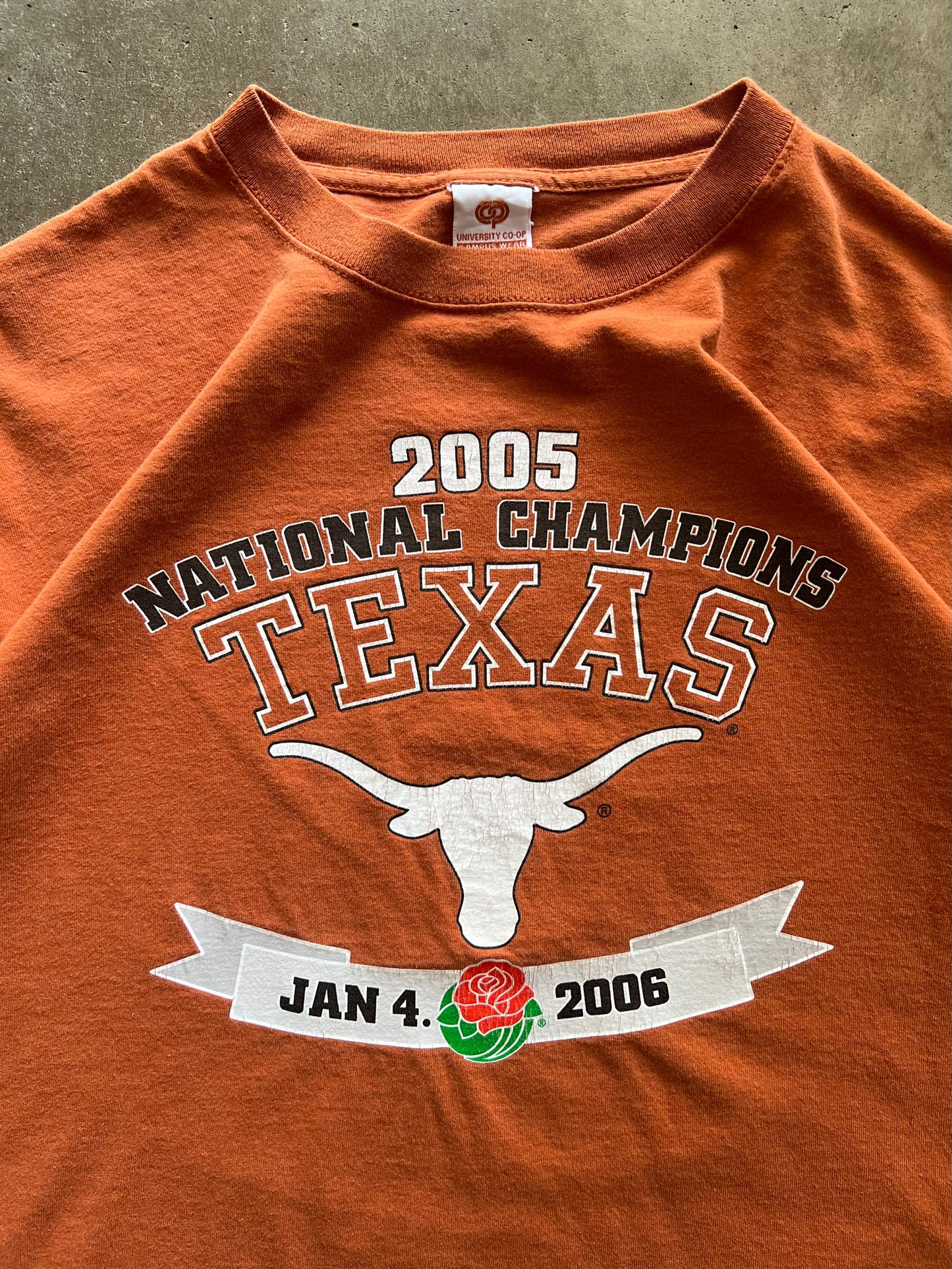 Texas Longhorns 2005 National Champs Tee - XL