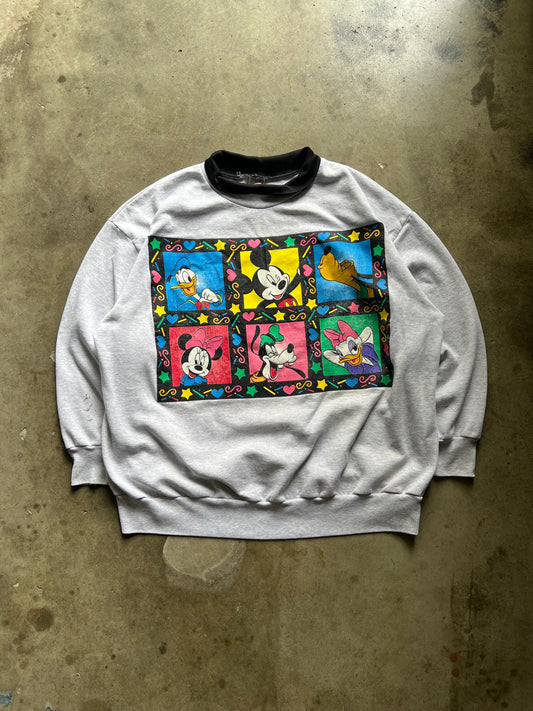 Disney Character Portraits Crewneck - L