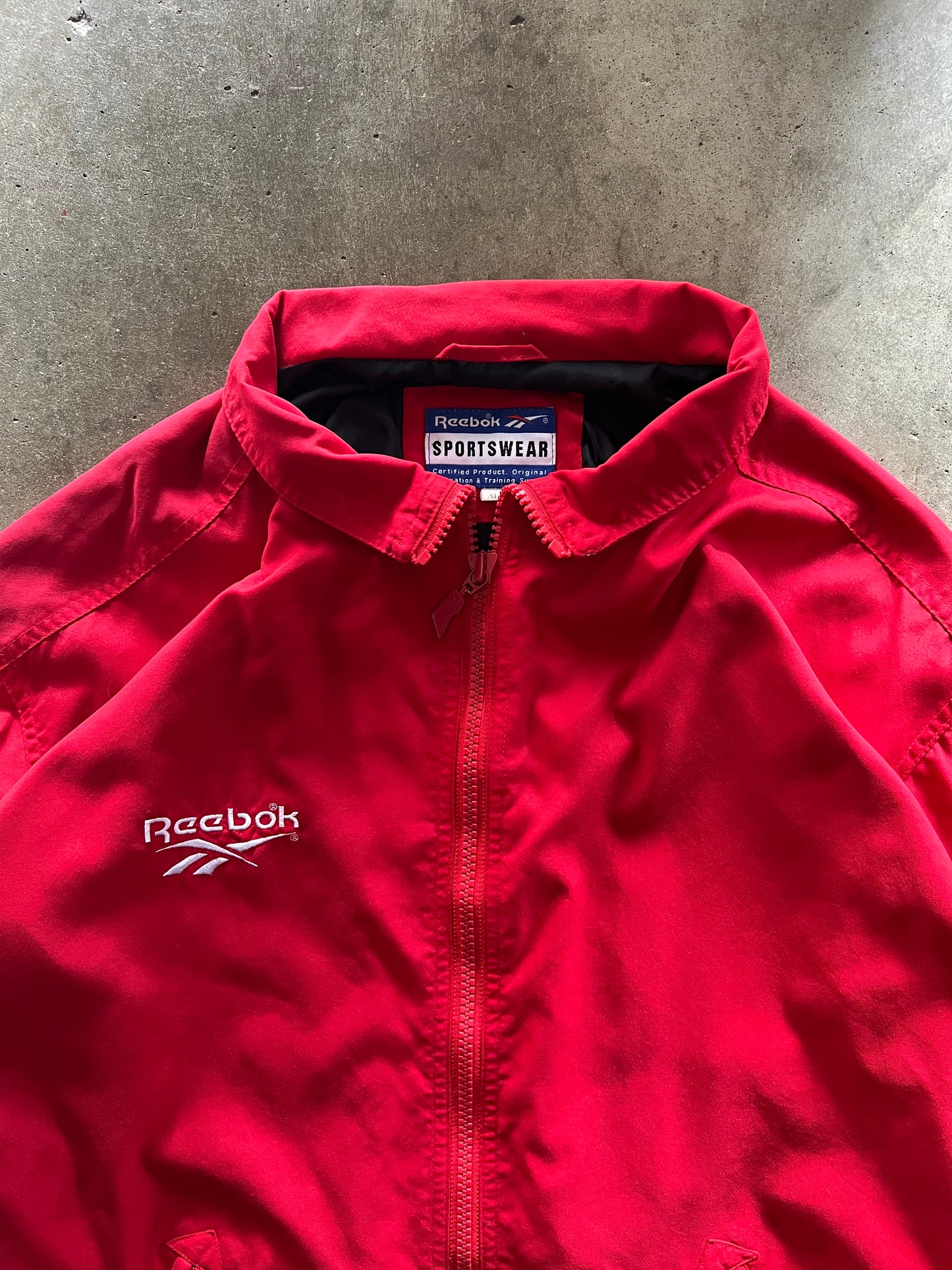 Reebok Red Windbreaker - XL