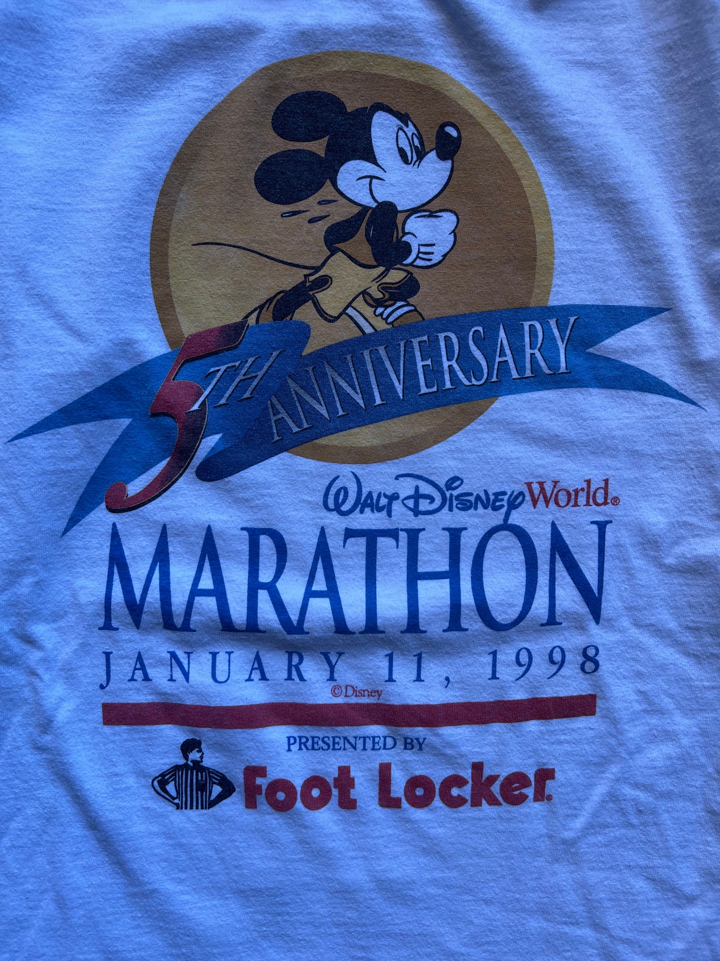 Walt Disney World Marathon 1998 Long Sleeve Tee - XL