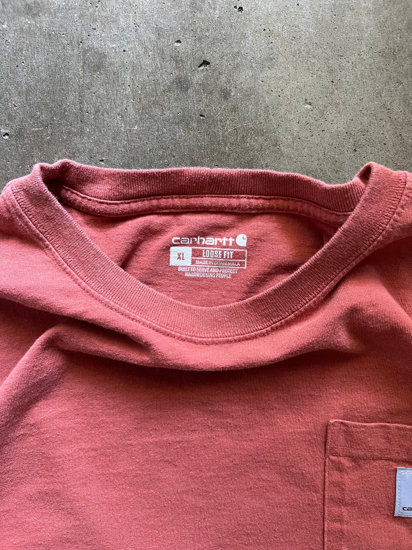 Carhartt Orange Pocket Tee - XL