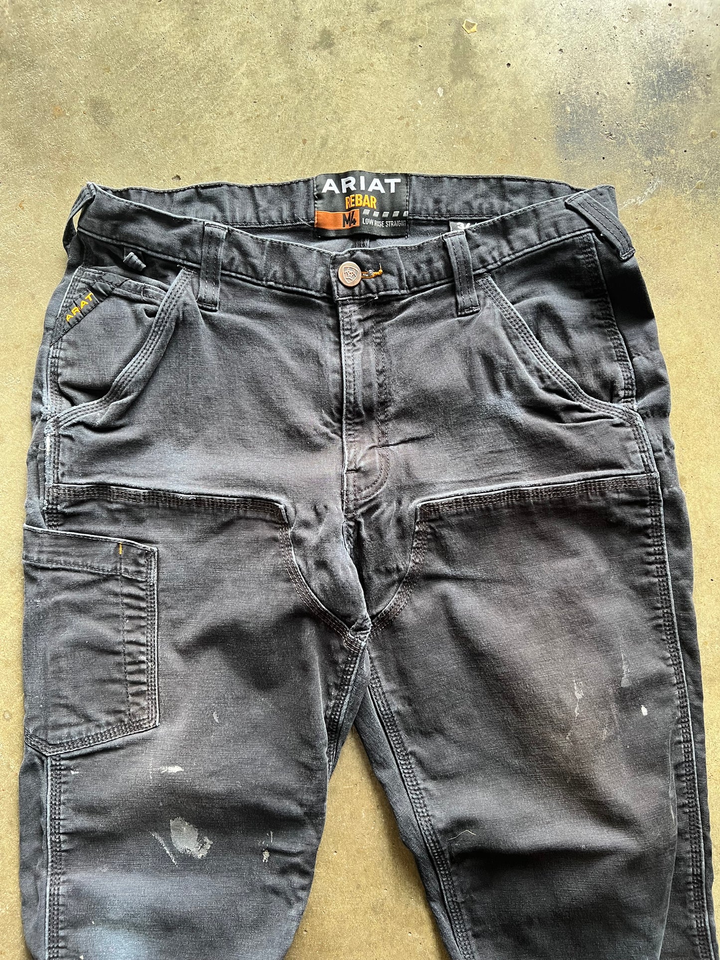 Ariat Black Double Knees Pants - 34x30