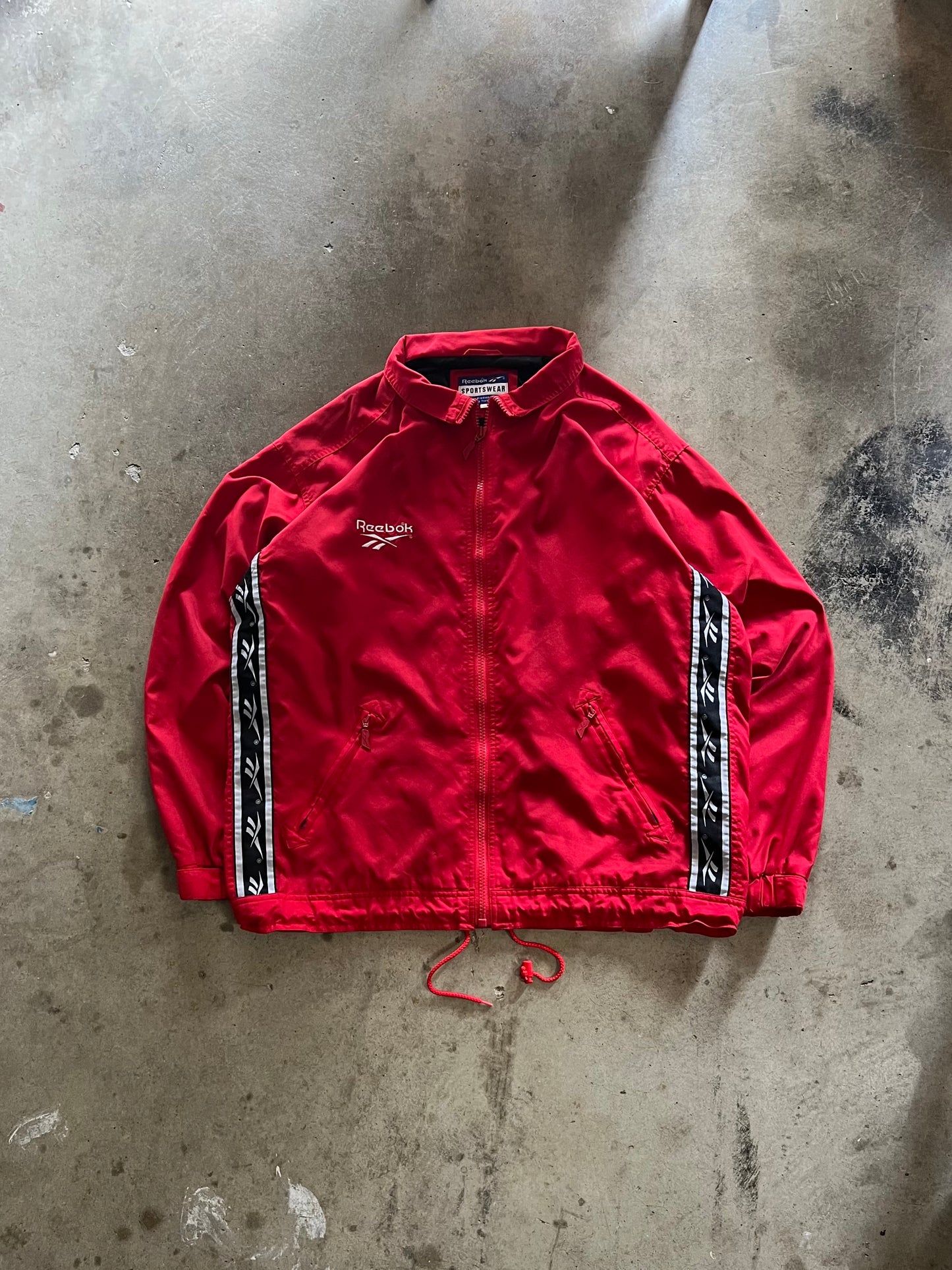 Reebok Red Windbreaker - XL