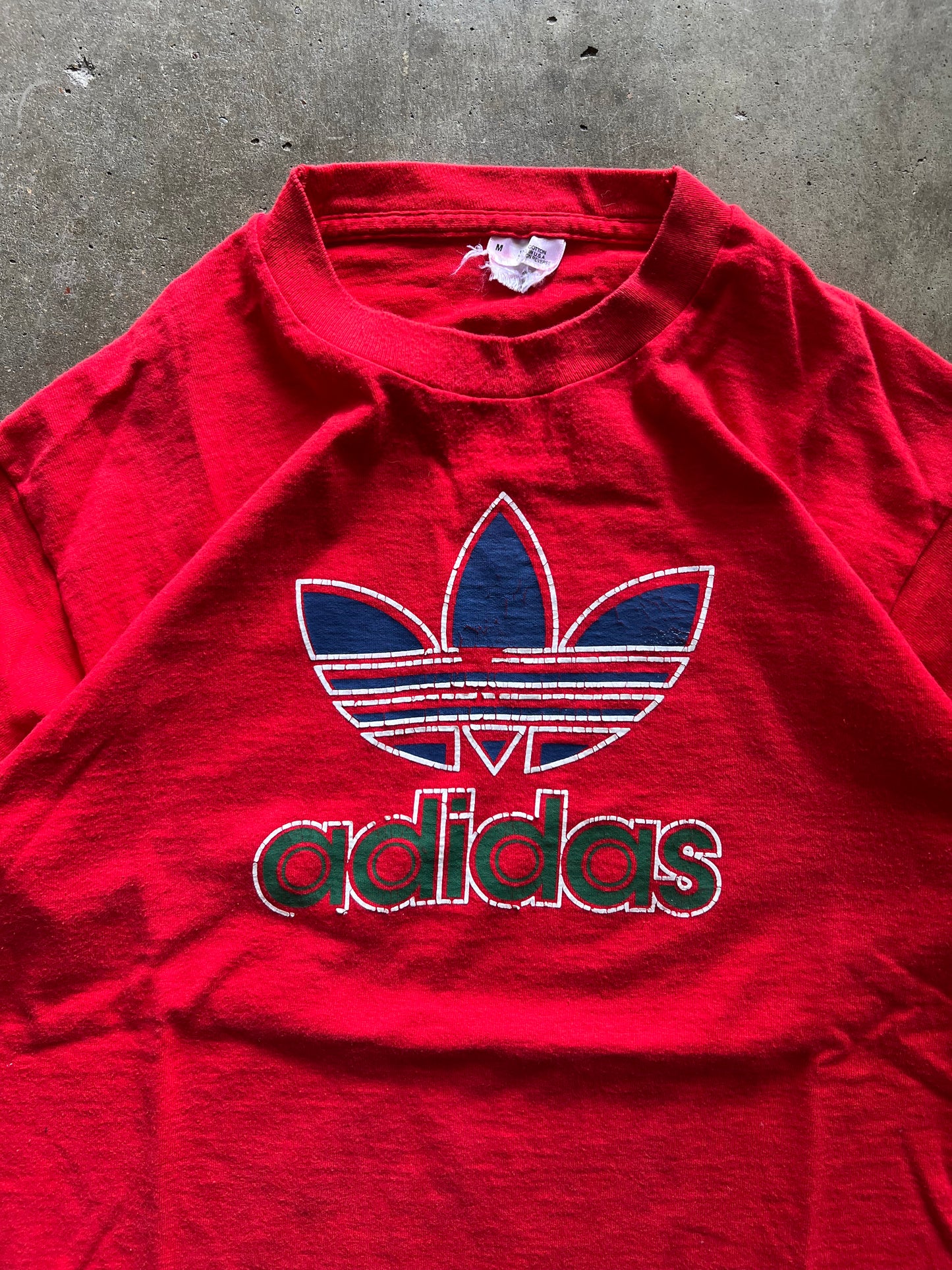 Adidas Red Tee - M