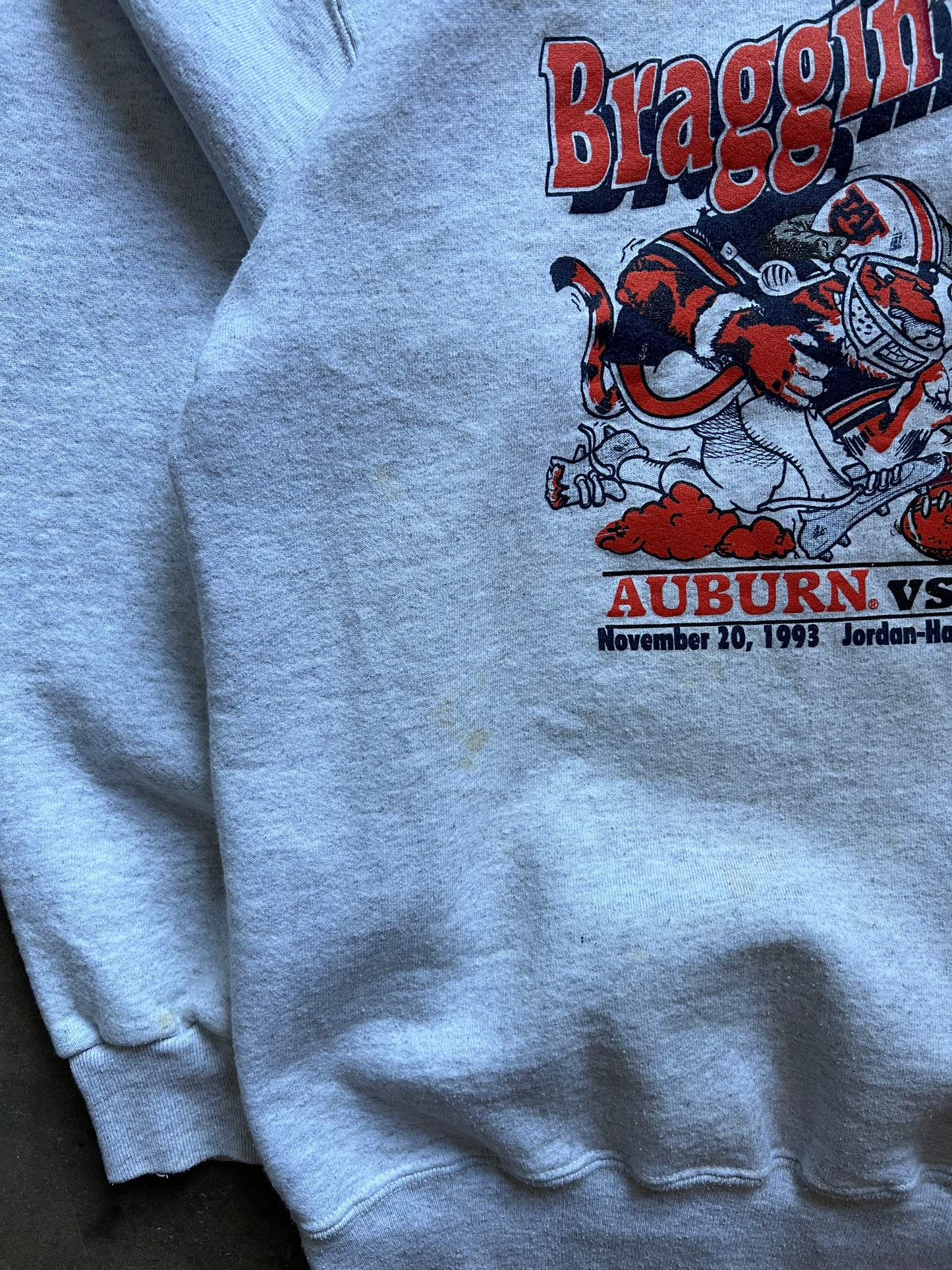 Auburn vs. Alabama Braggin’ Rights Crewneck - XXL