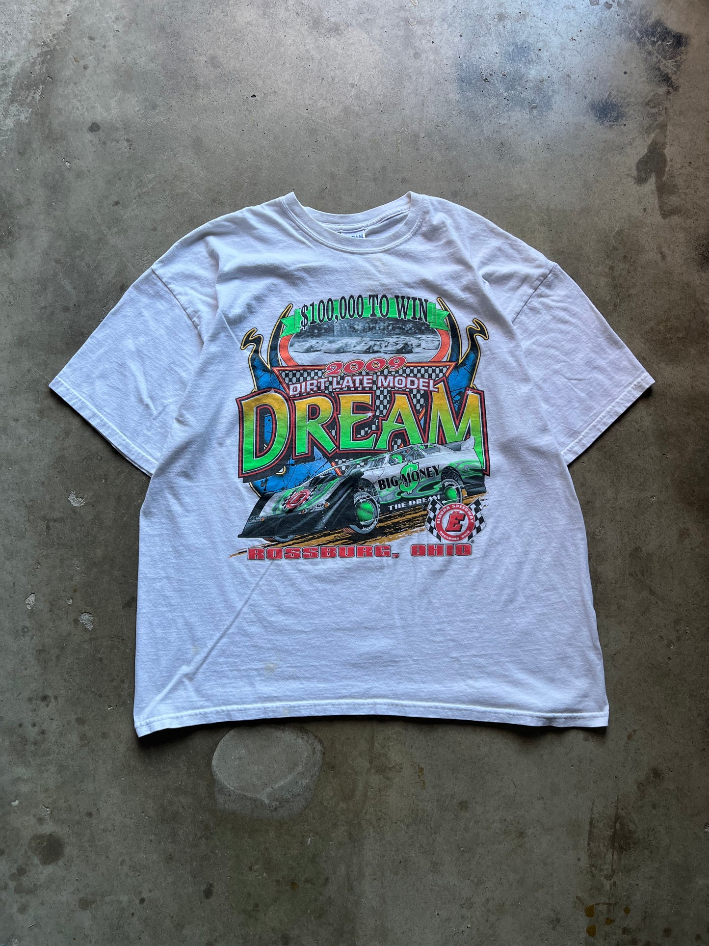 Dirt Late Model 2009 Dream Racing Tee - XXL