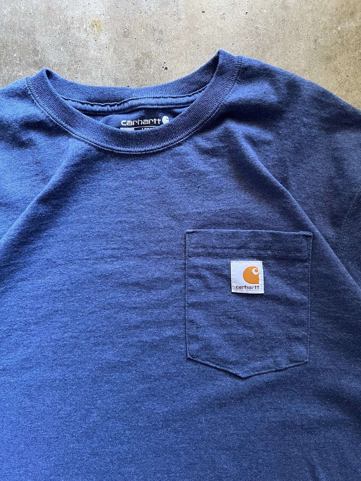 Carhartt Blue Pocket Tee - L