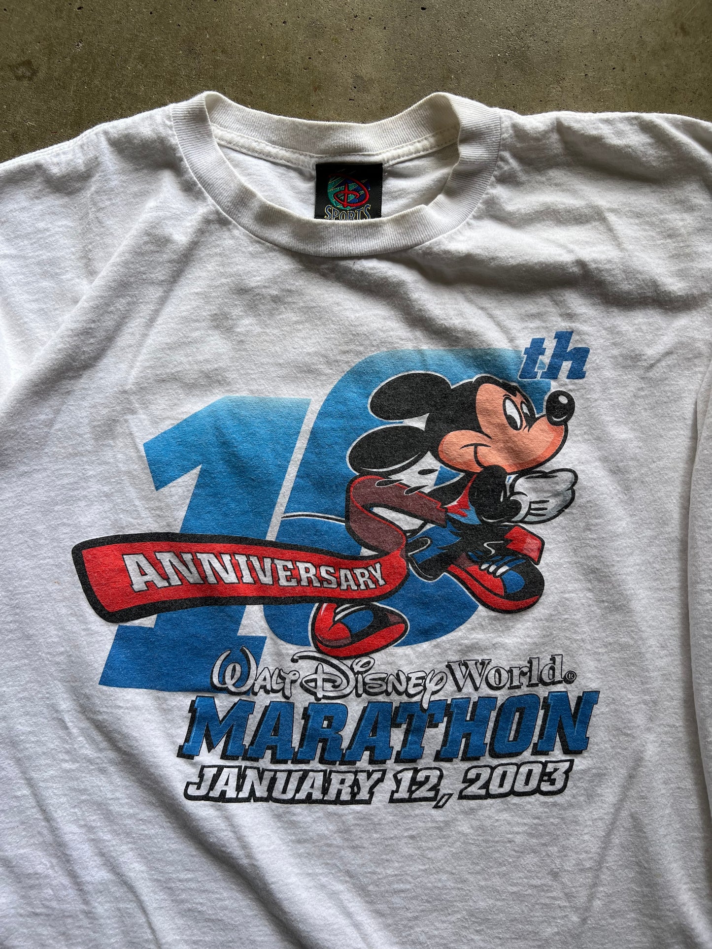 Walt Disney World Marathon 2003 Long Sleeve Tee - XL