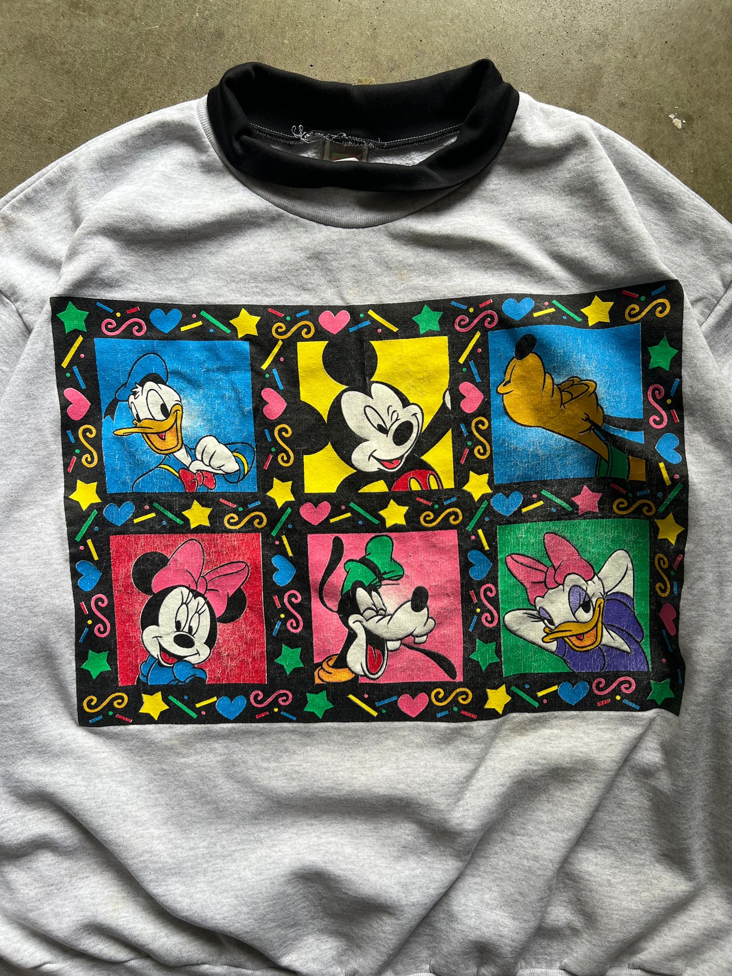 Disney Character Portraits Crewneck - L