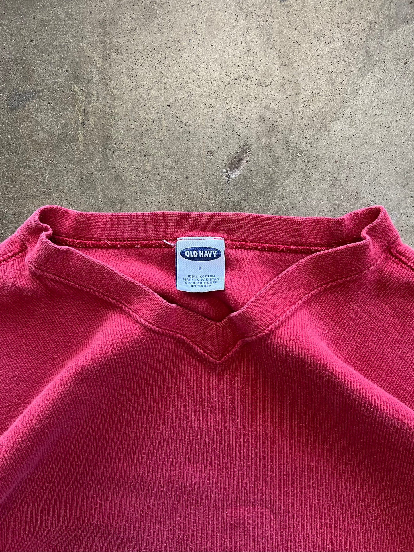 Old Navy Red Long Sleeve Sweater - L