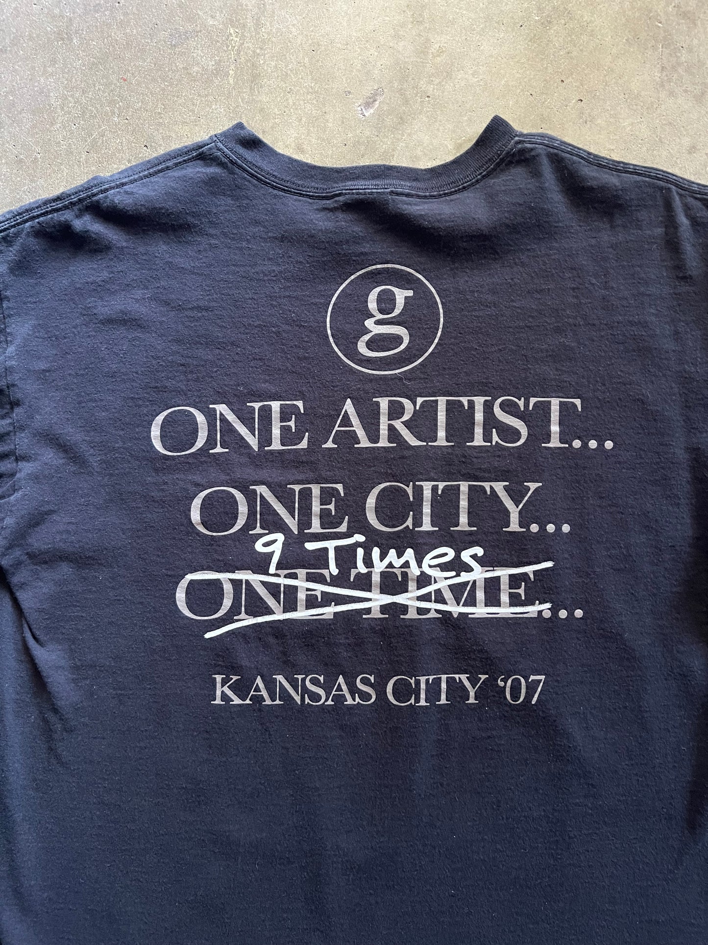 Garth Brooks Kansas City 07 Tour Tee  - L