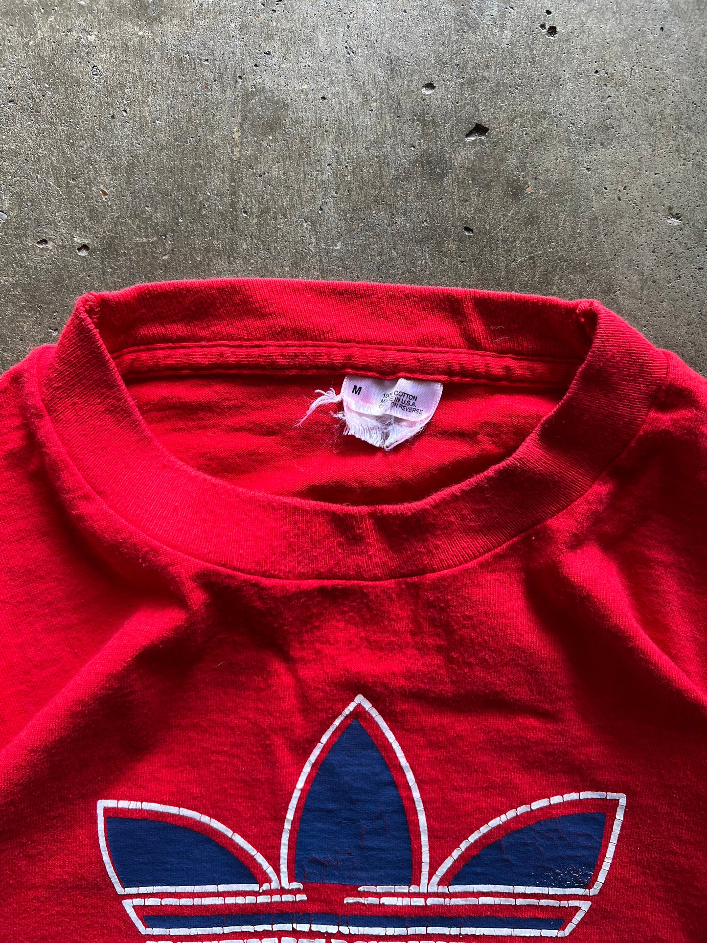 Adidas Red Tee - M