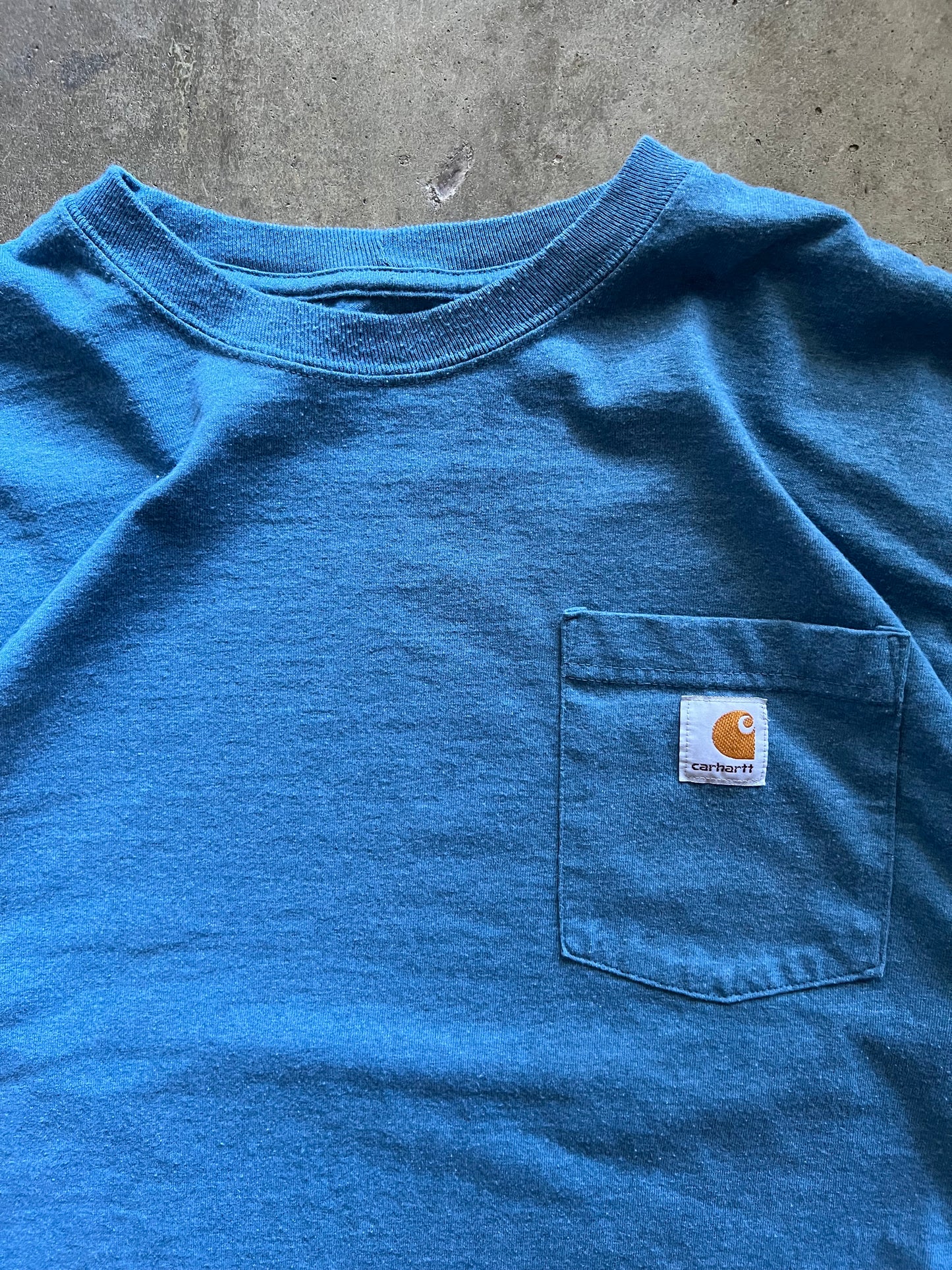 Carhartt Blue Pocket Tee - L