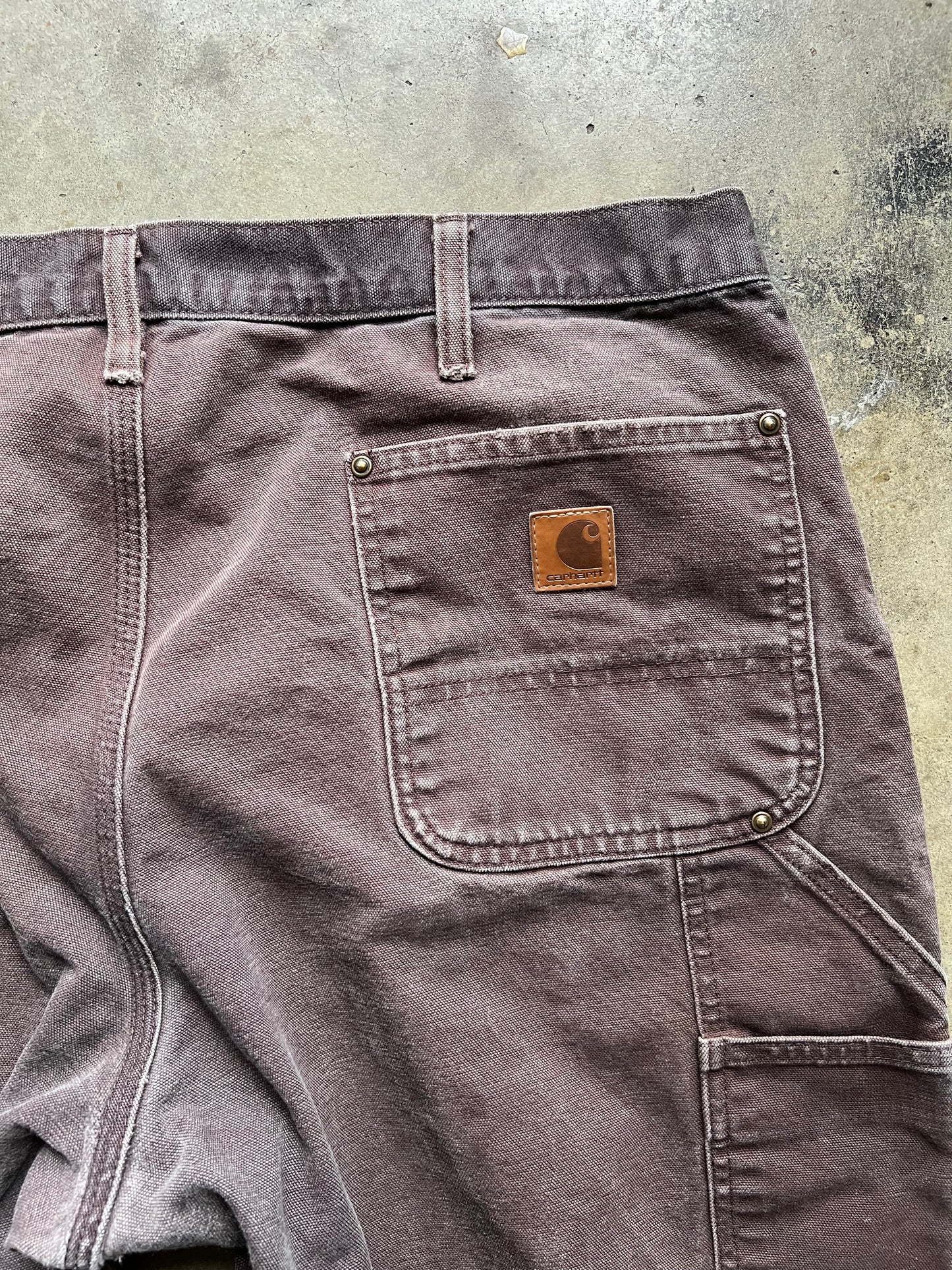 Carharrt Double Knees Brown Mocha Pants - 38x32