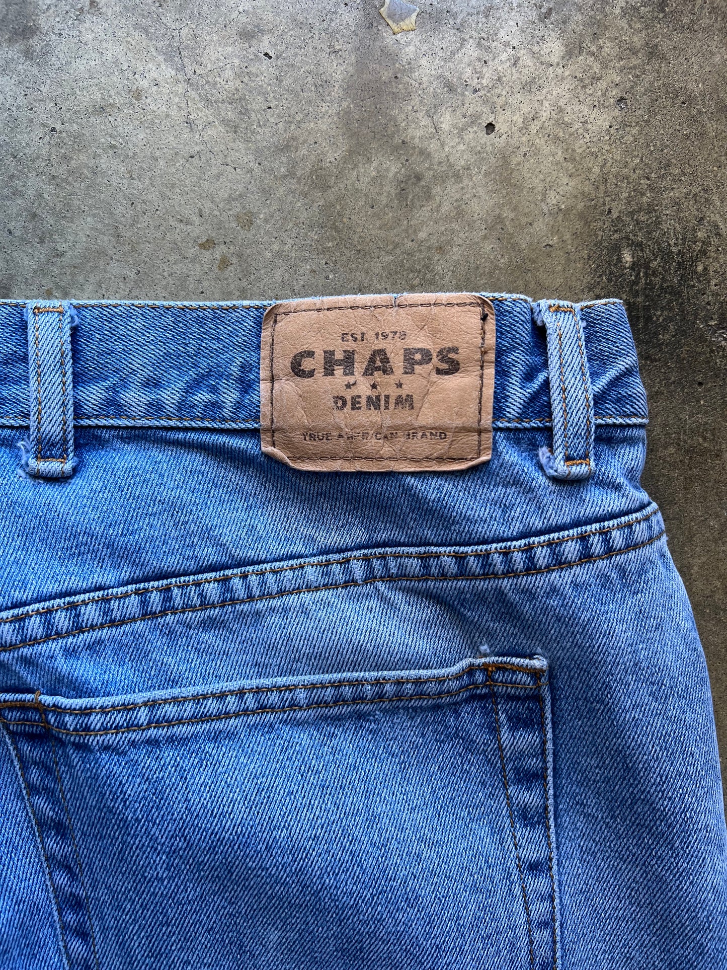 Chaps Blue Denim Jeans - 36x32