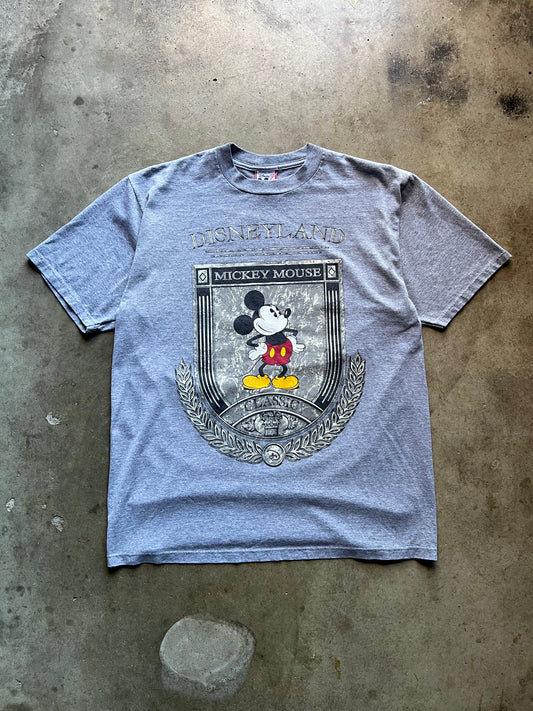 Disneyland Mickey Mouse Classic Grey Tee - L