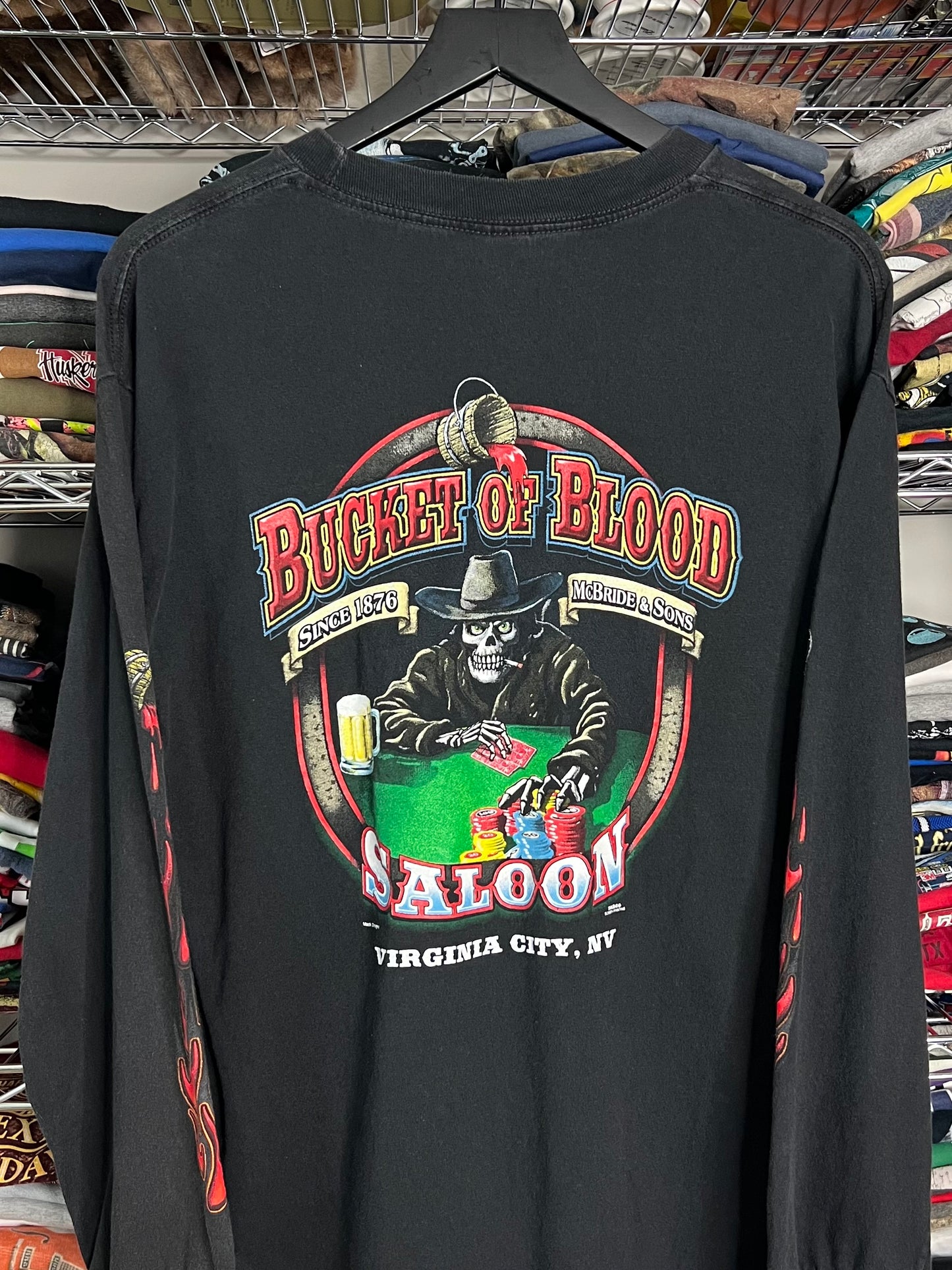 Bucket Of Blood Saloon Long Sleeve Shirt - L