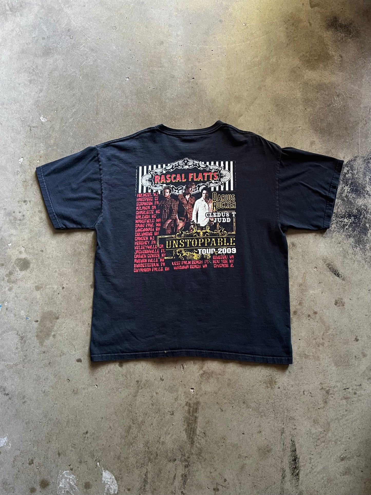 Rascal Flatts 2009 Tour Tee - XL