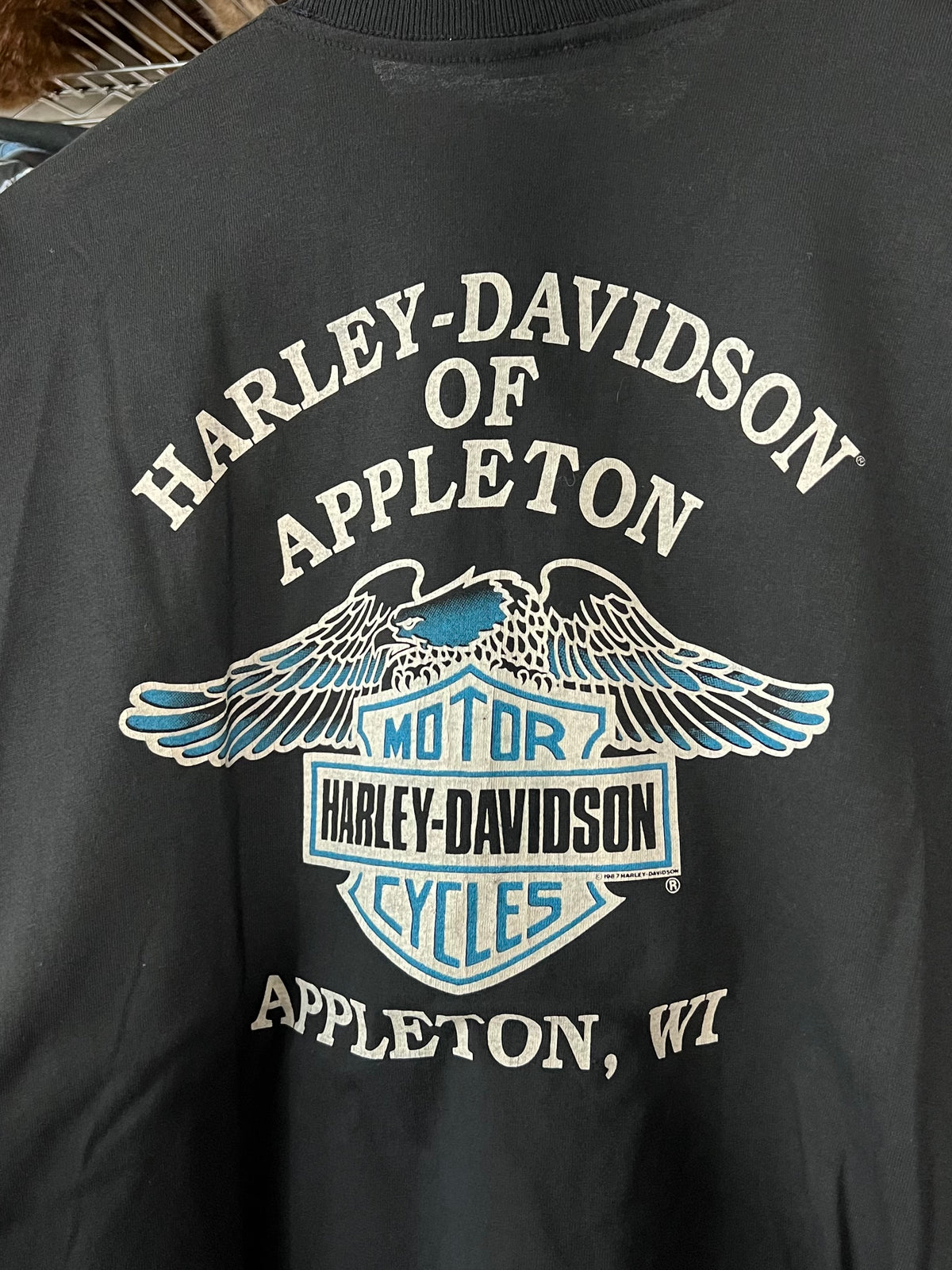 Harley Davidson Appleton Wisconsin 1989 Shirt - XL