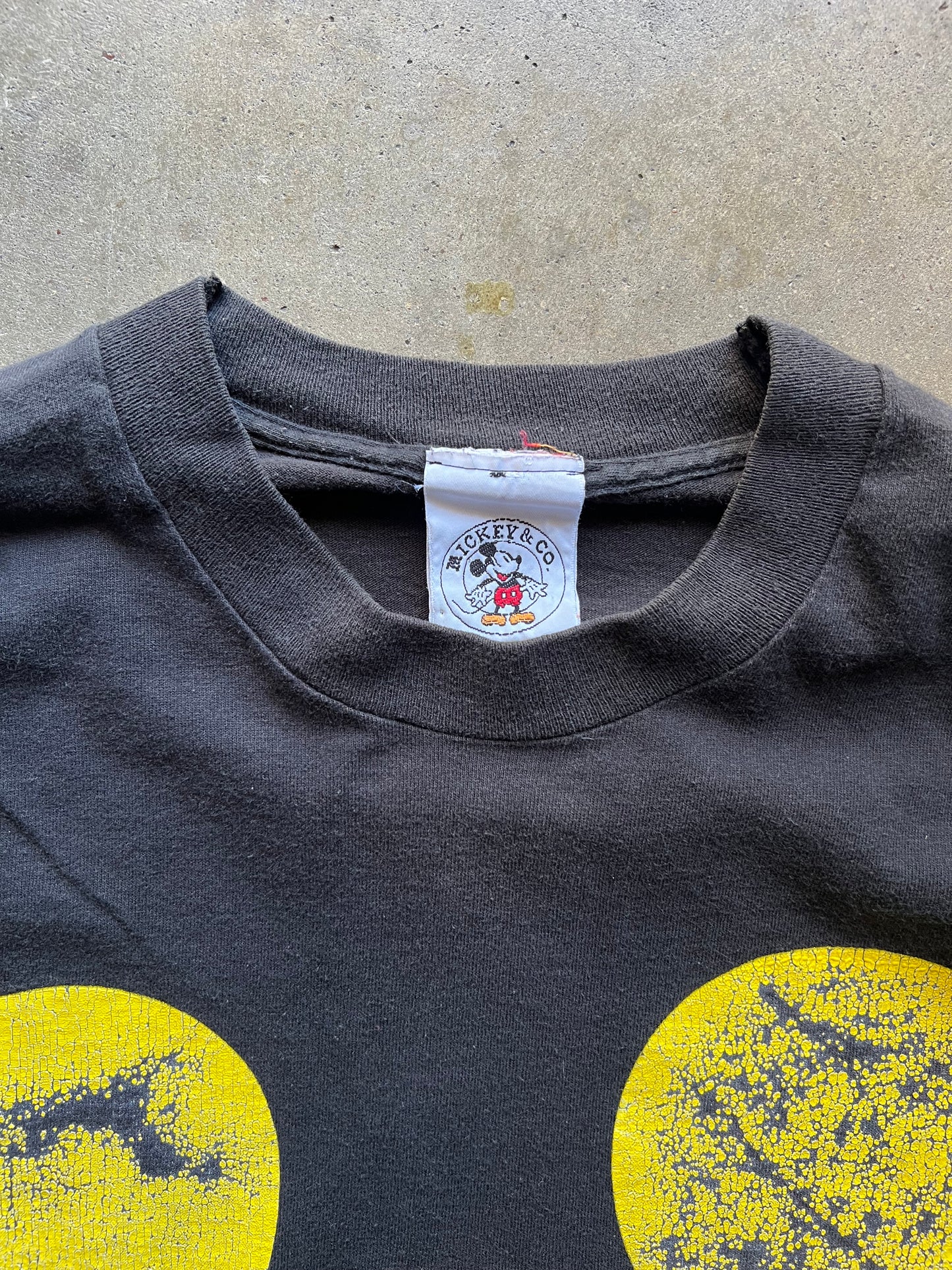 Mickey Mouse Yellow Face Tee - XL